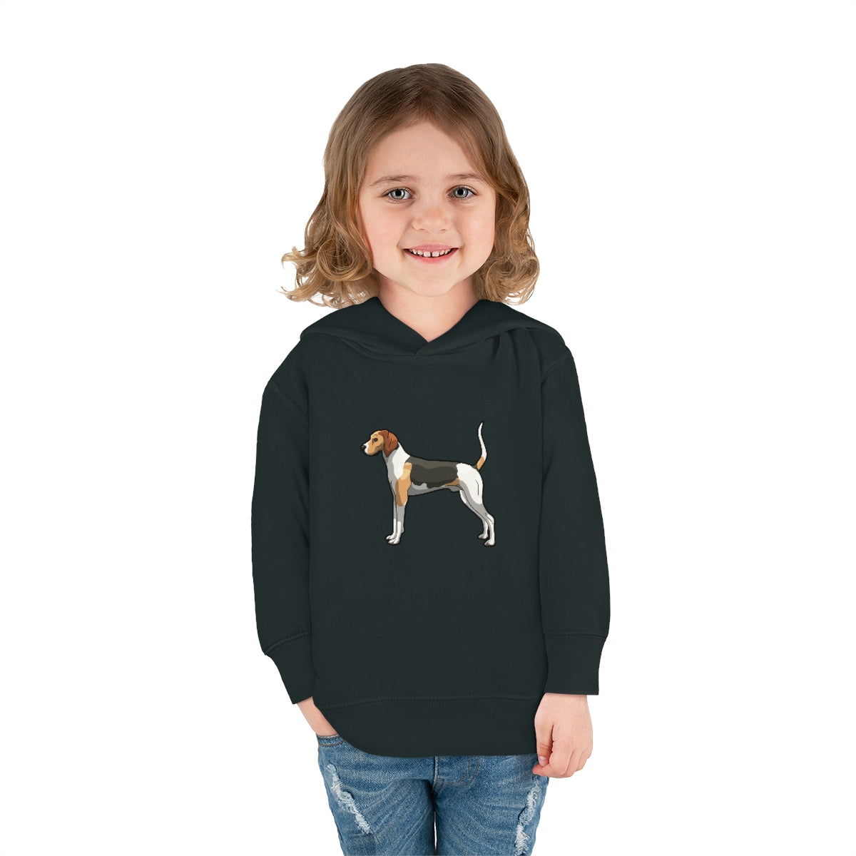 Coonhound Toddler Pullover Fleece Hoodie - coonhoundin