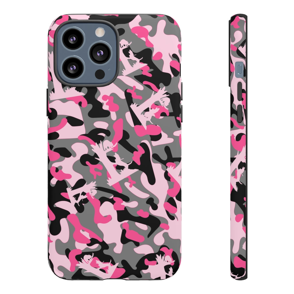 iPhone Pink Camo Treed Coon Tough Cases - coonhoundin