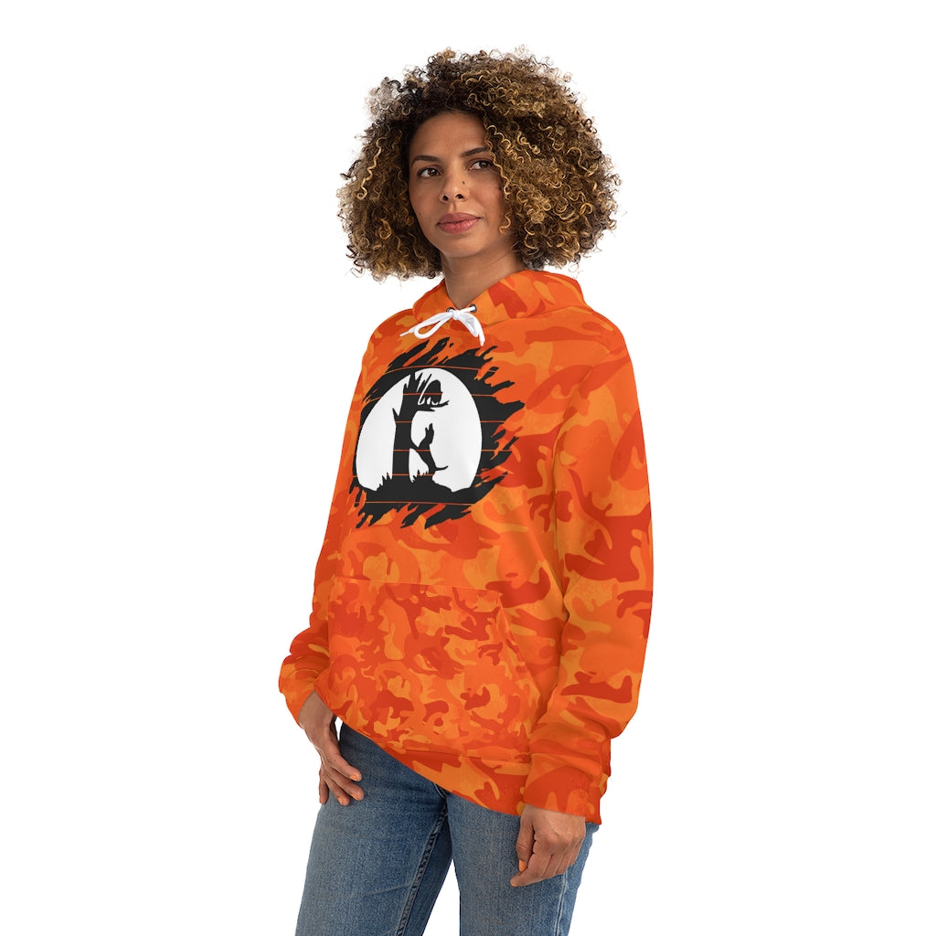 Orange Camo Adult Hoodie for the Coon Hunter - coonhoundin