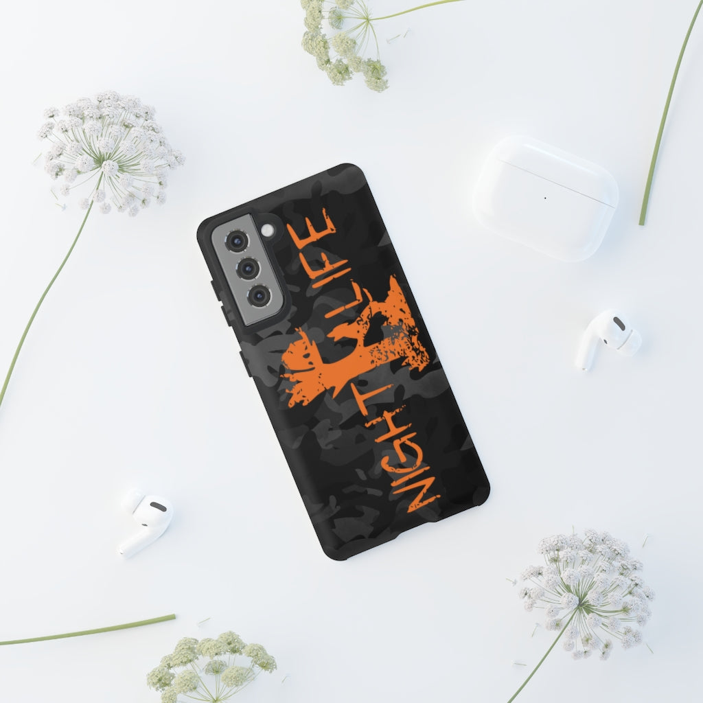 Night Life Black Camo Samsung Phone Cases - coonhoundin