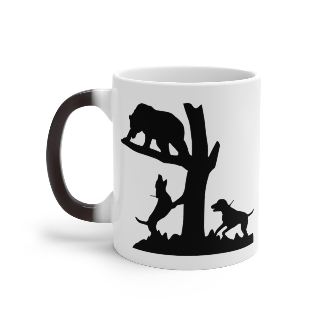 Bear Hunting Color Changing Mug - coonhoundin
