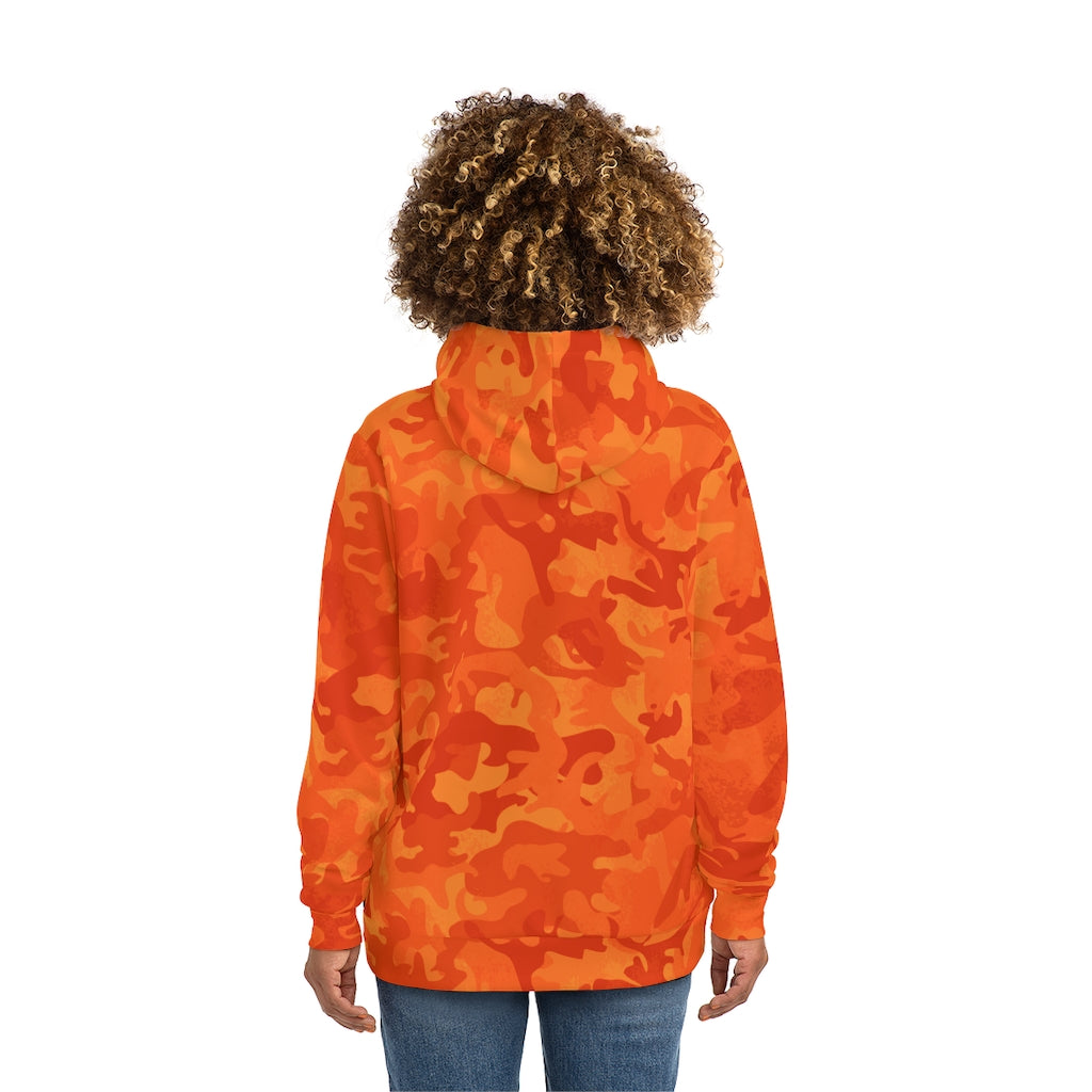 Orange Camo Adult Hoodie for the Coon Hunter - coonhoundin