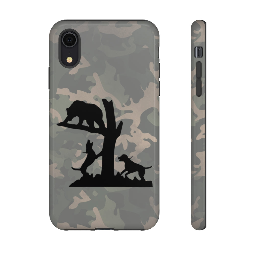 iPhone Camo Bear Hunting Tough Cases - coonhoundin