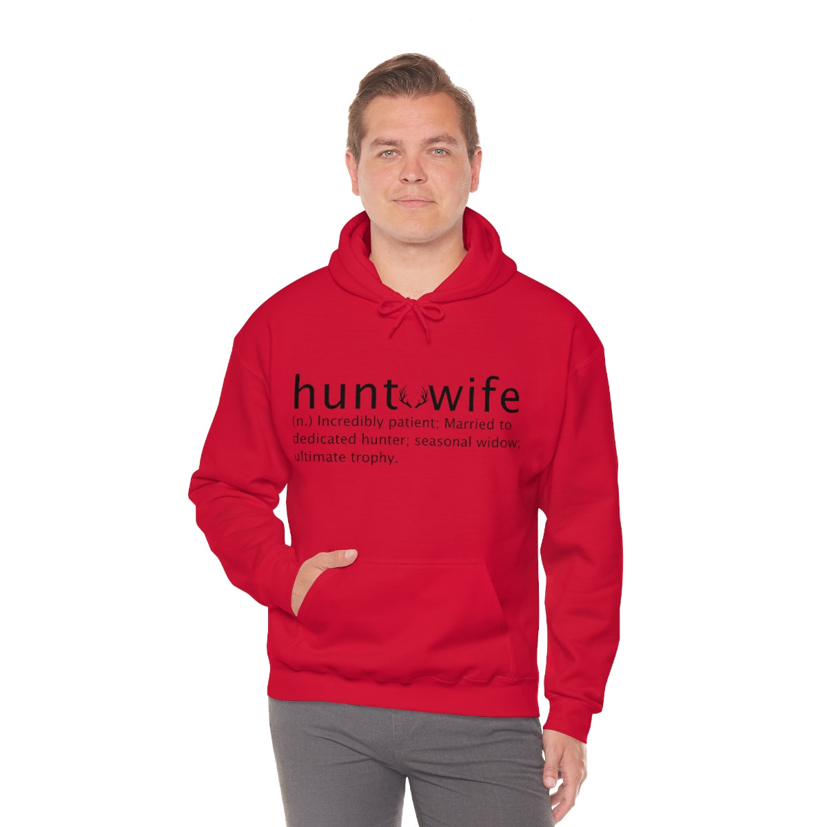 Hunt Wife Unisex Hooded Sweatshirt - coonhoundin