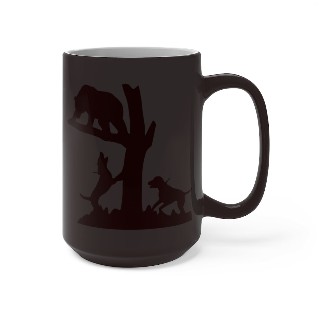 Bear Hunting Color Changing Mug - coonhoundin