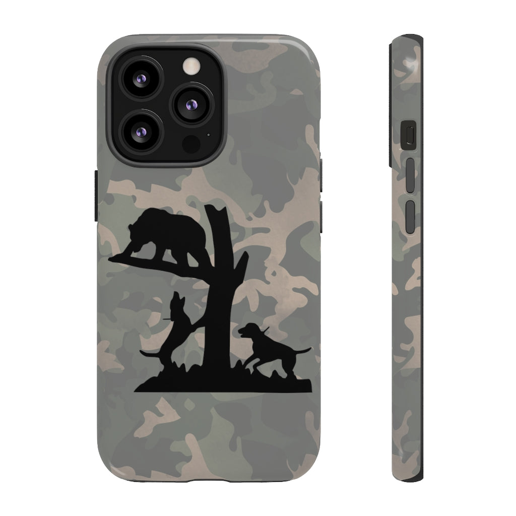 iPhone Camo Bear Hunting Tough Cases - coonhoundin