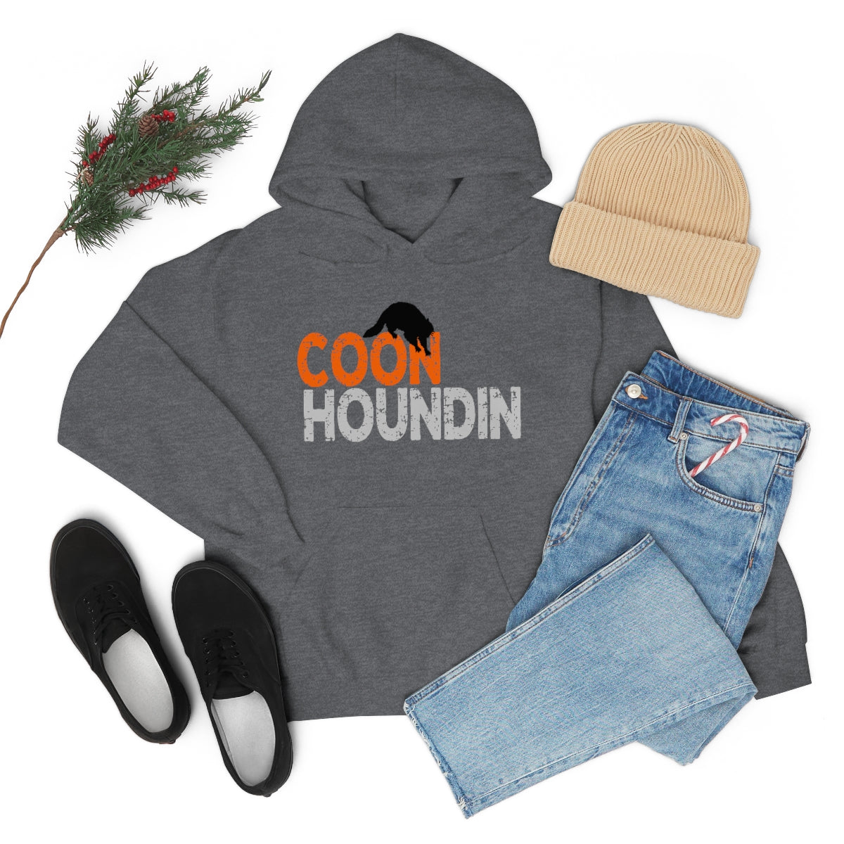 Coon Houndin Unisex Hooded Sweatshirt - coonhoundin