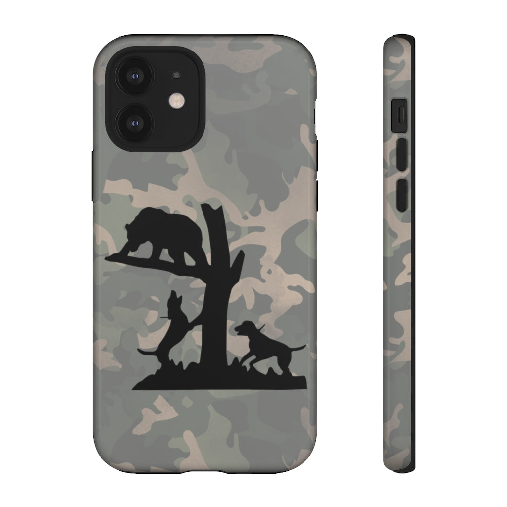 iPhone Camo Bear Hunting Tough Cases - coonhoundin