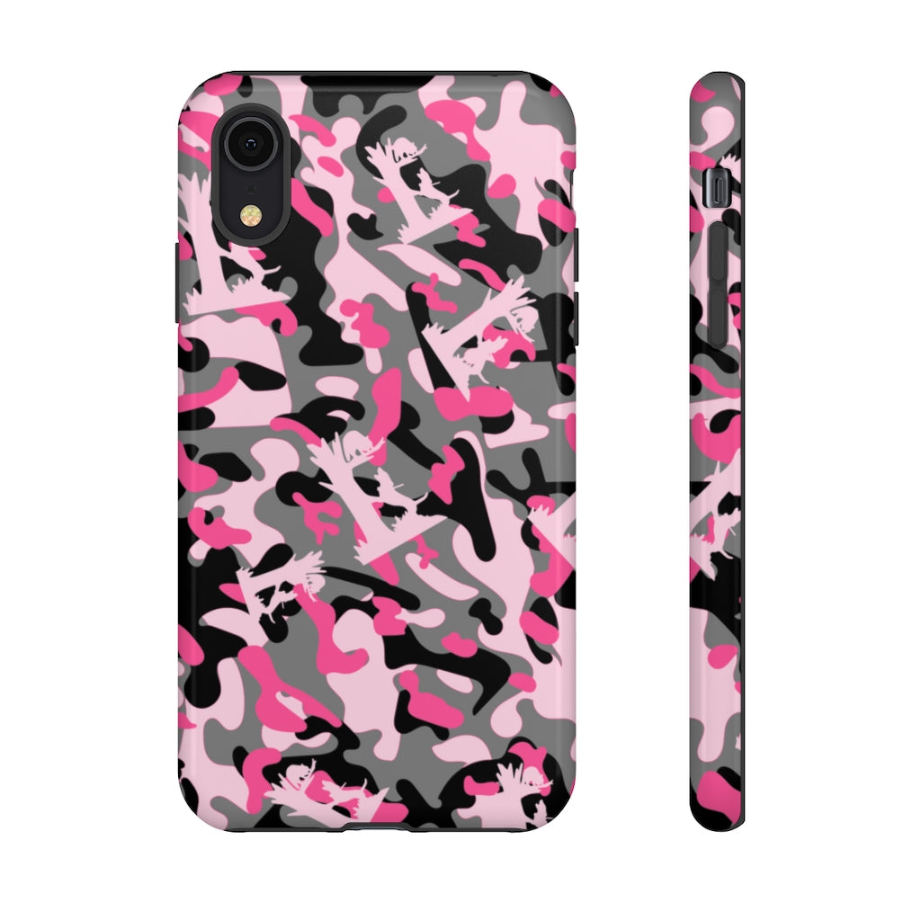 iPhone Pink Camo Treed Coon Tough Cases - coonhoundin