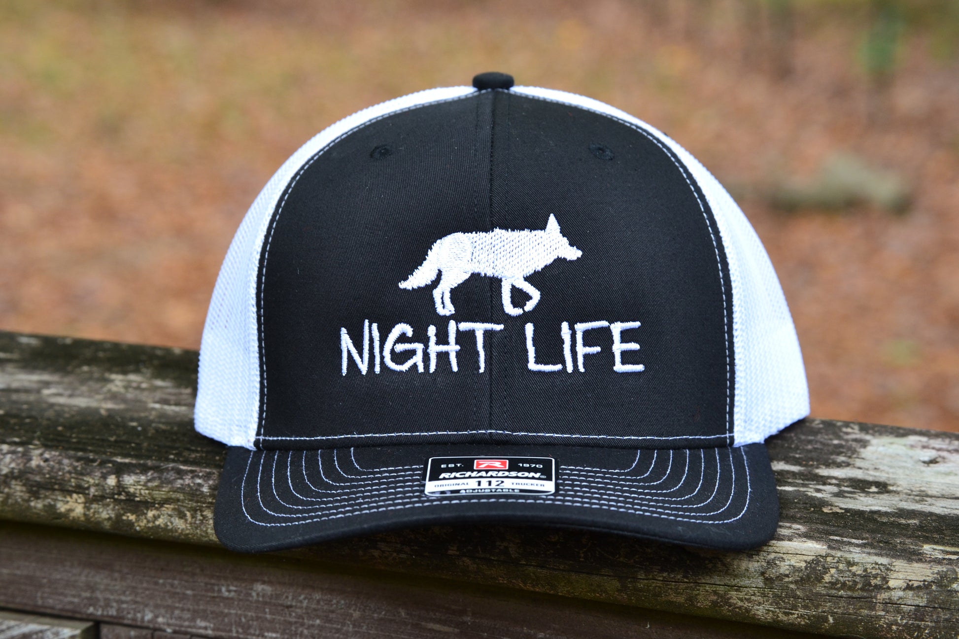 Coyote Hunting Richardson Snapback Mesh Trucker Hat - coonhoundin