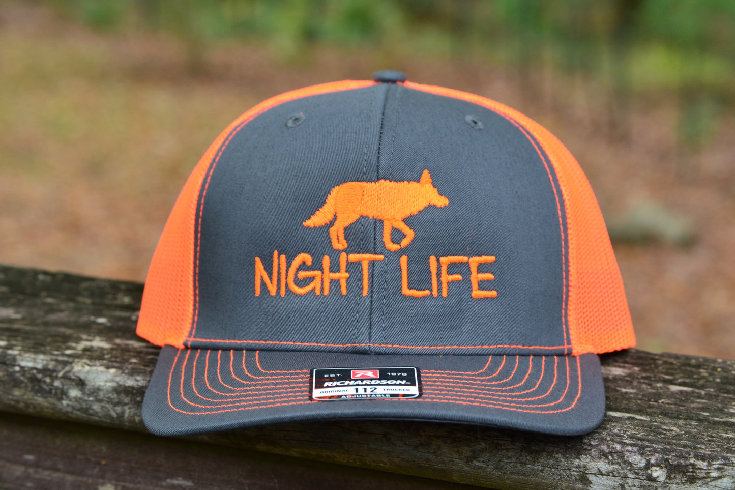 Coyote Hunting Richardson Snapback Mesh Trucker Hat - coonhoundin