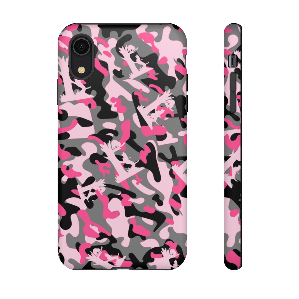 iPhone Pink Camo Treed Coon Tough Cases - coonhoundin