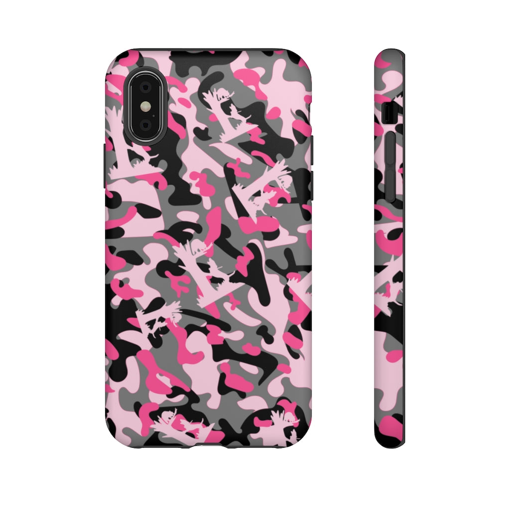 iPhone Pink Camo Treed Coon Tough Cases - coonhoundin