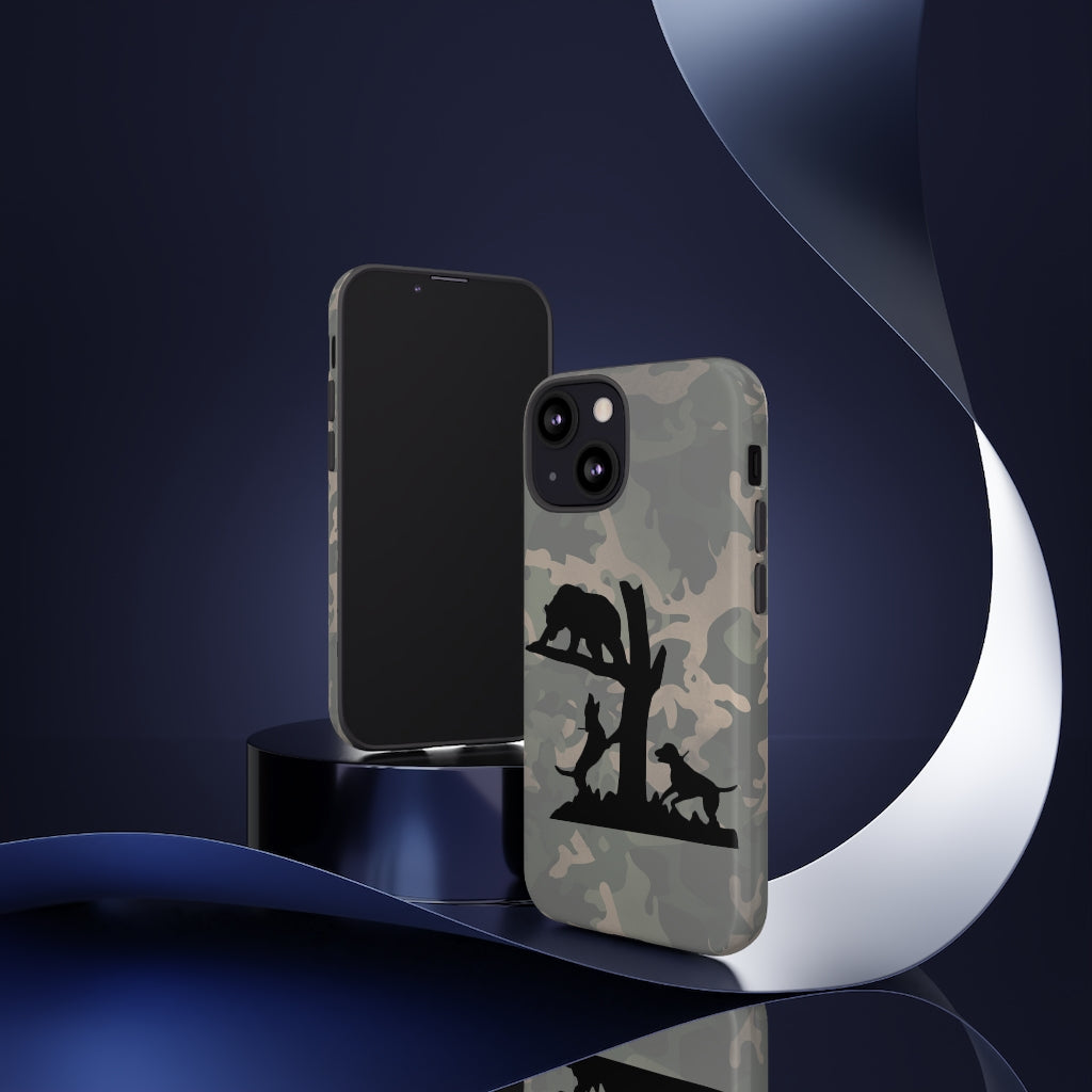iPhone Camo Bear Hunting Tough Cases - coonhoundin