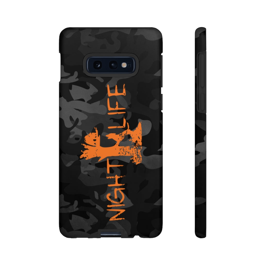 Night Life Black Camo Samsung Phone Cases - coonhoundin