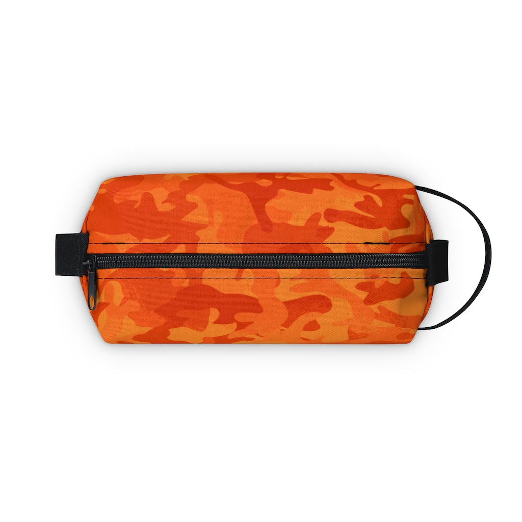 Coon Hunting Orange Camo Toiletry Bag - coonhoundin
