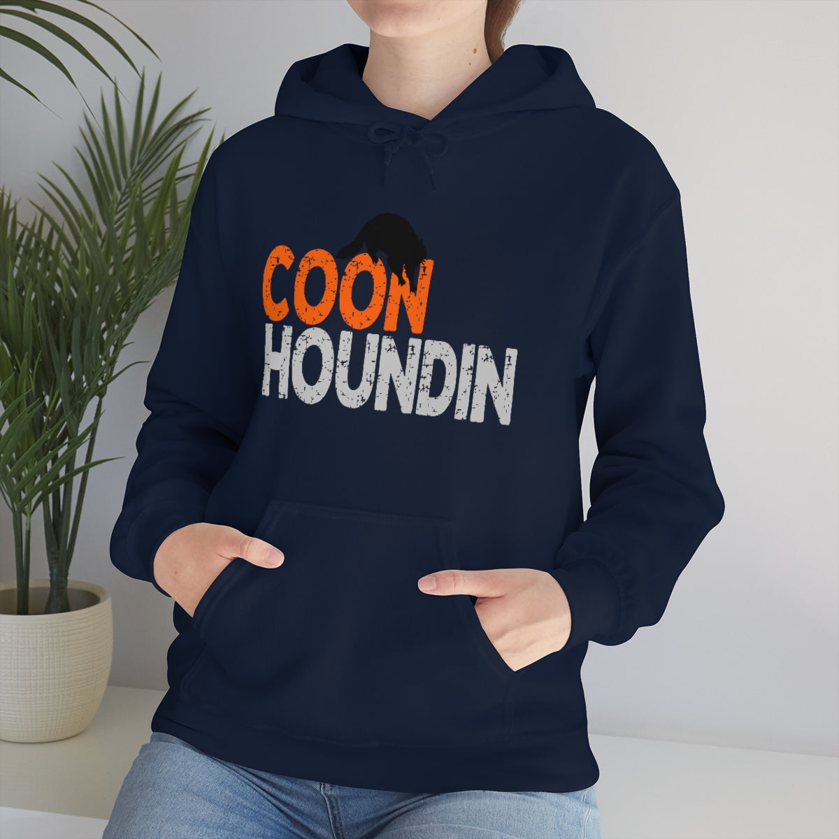 Coon Houndin Unisex Hooded Sweatshirt - coonhoundin