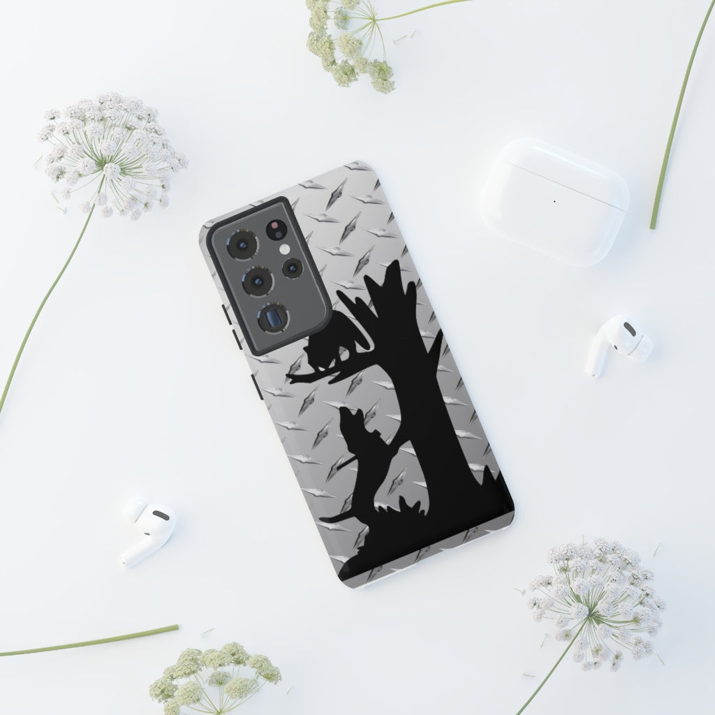 Treed Coon Diamond Plate Look Samsung Tough Cases - coonhoundin