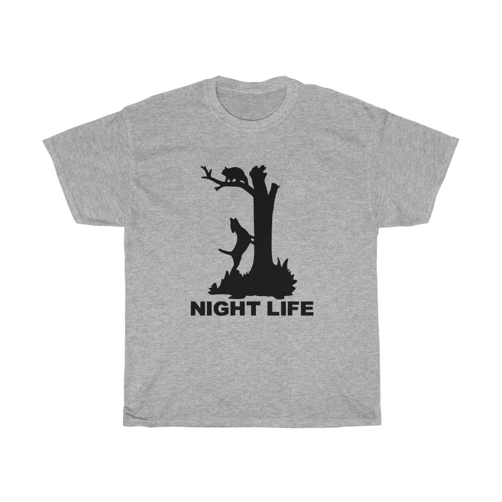 Night Life Unisex Heavy Cotton Tee - coonhoundin
