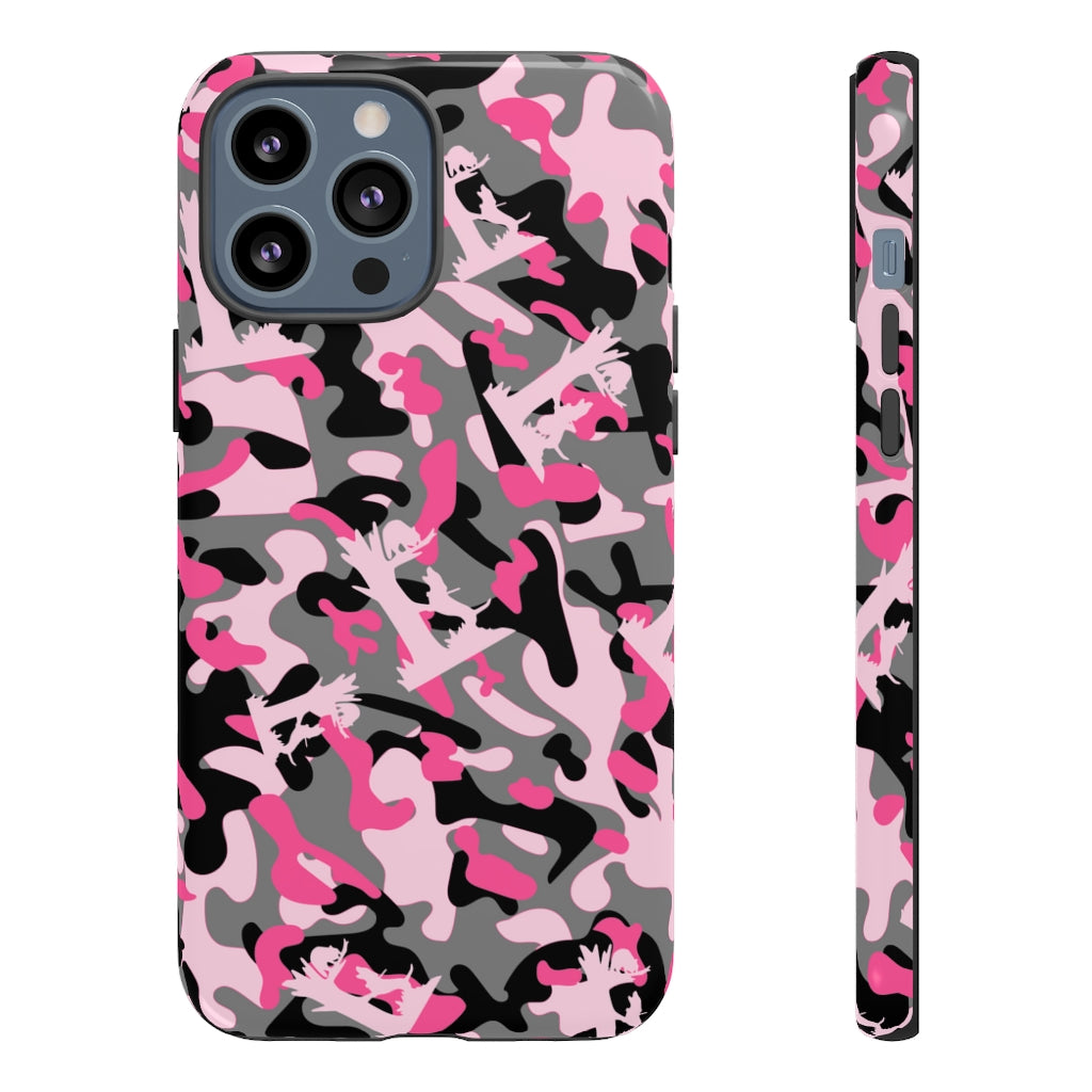 iPhone Pink Camo Treed Coon Tough Cases - coonhoundin