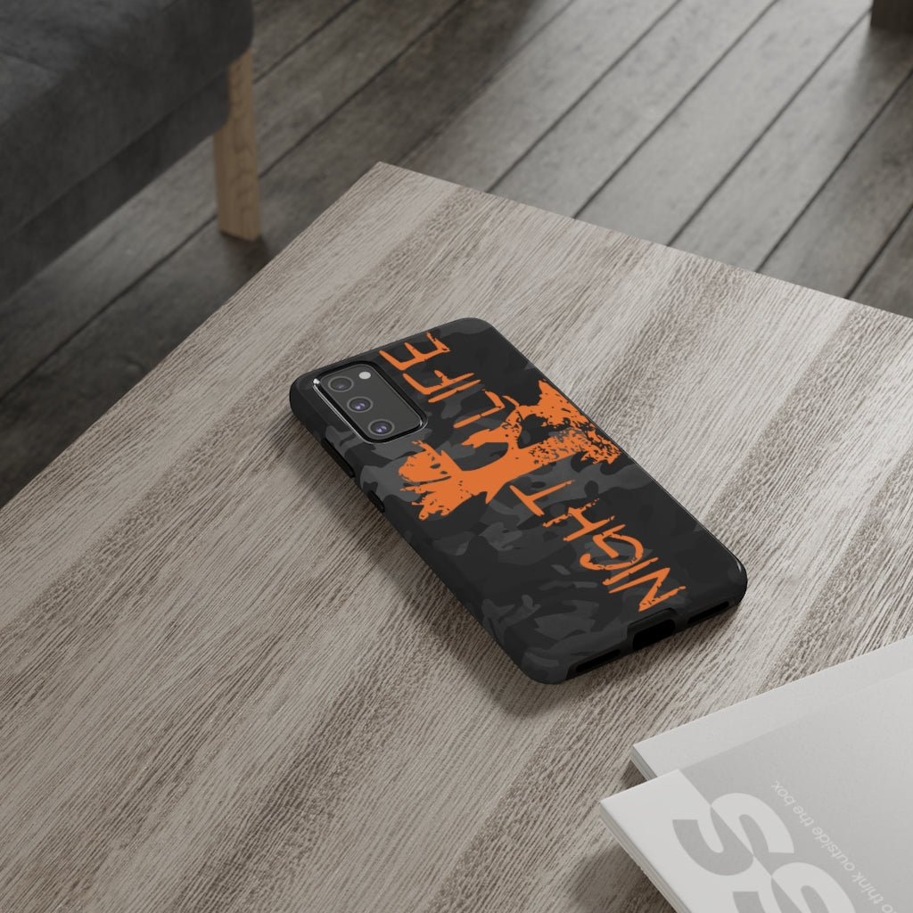 Night Life Black Camo Samsung Phone Cases - coonhoundin