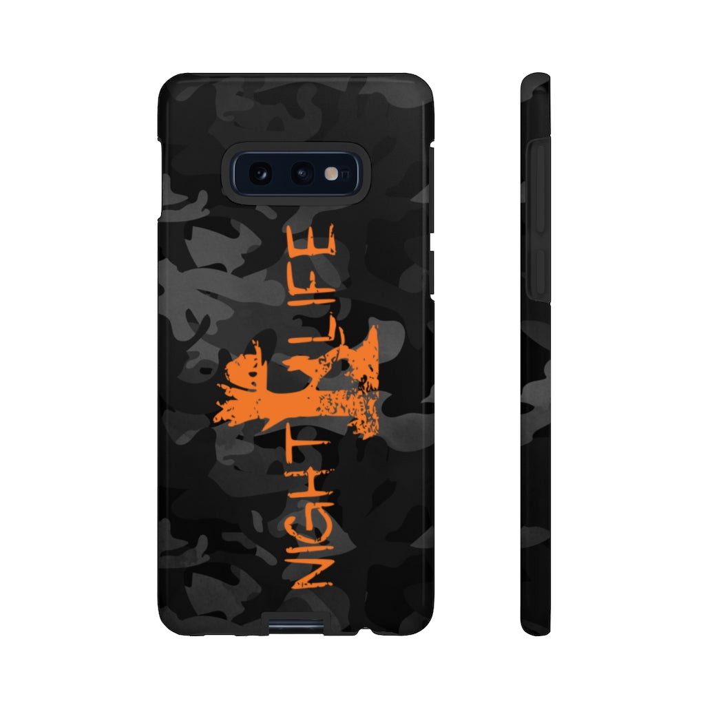 Night Life Black Camo Samsung Phone Cases - coonhoundin