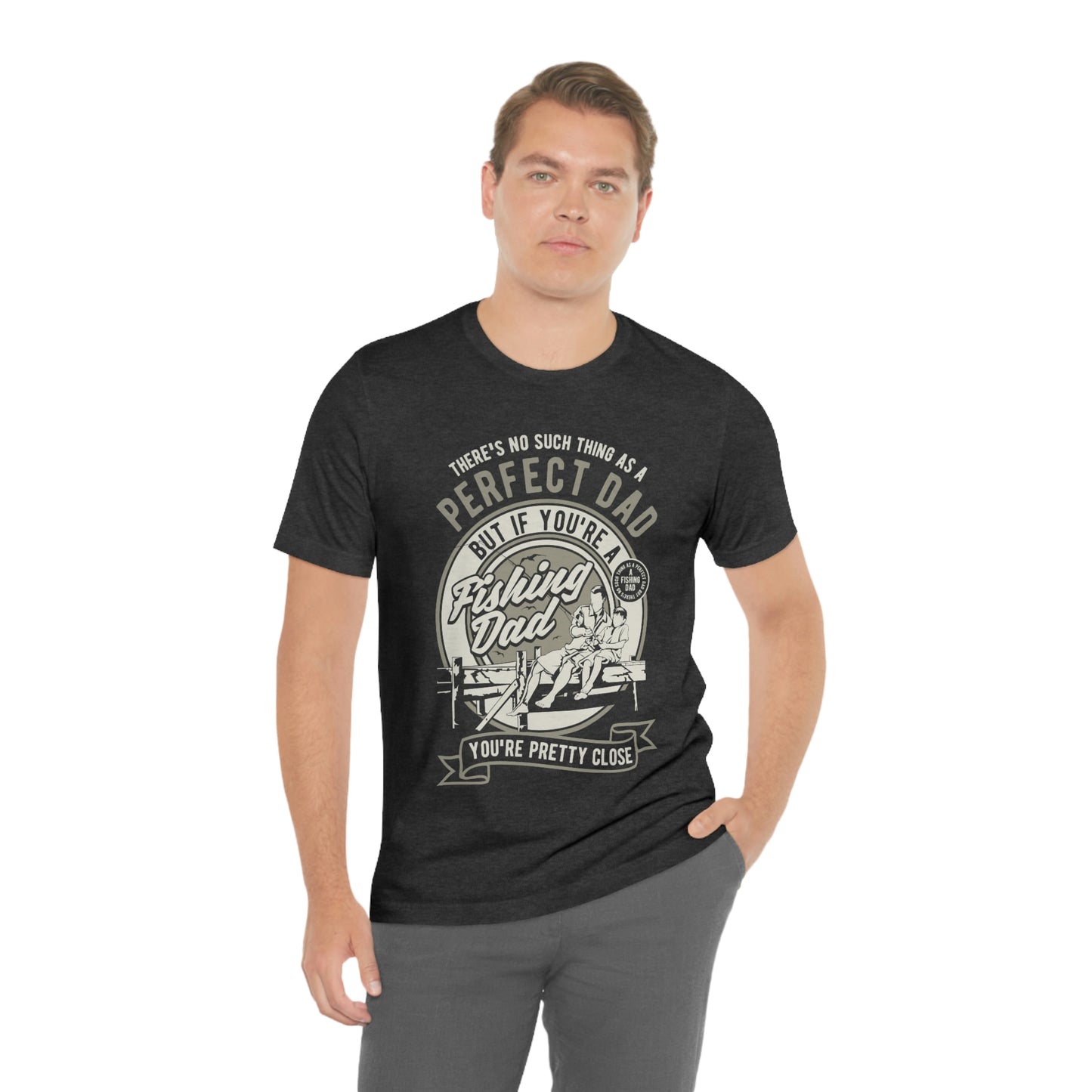 Fishing Dad Unisex Jersey Short Sleeve Tee - coonhoundin