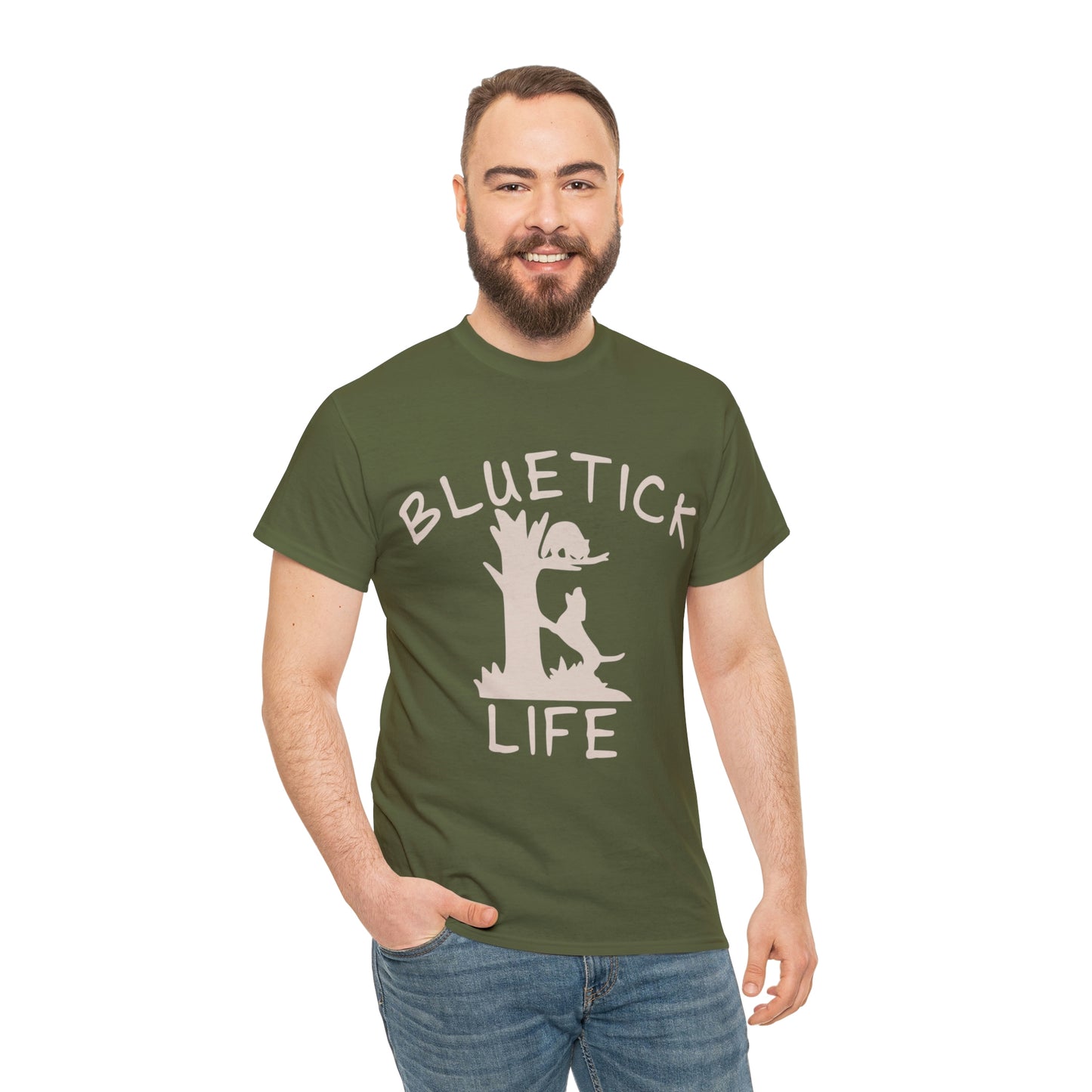 Bluetick Hound Coon Hunting Unisex Cotton Tee - coonhoundin
