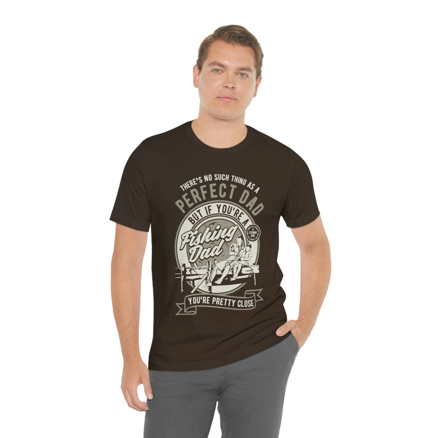 Fishing Dad Unisex Jersey Short Sleeve Tee - coonhoundin