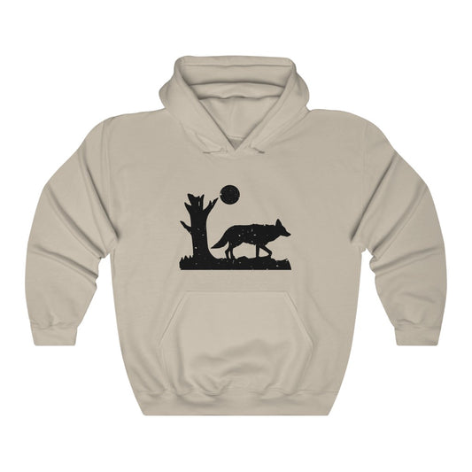 Coyote Unisex Hooded Sweatshirt - coonhoundin