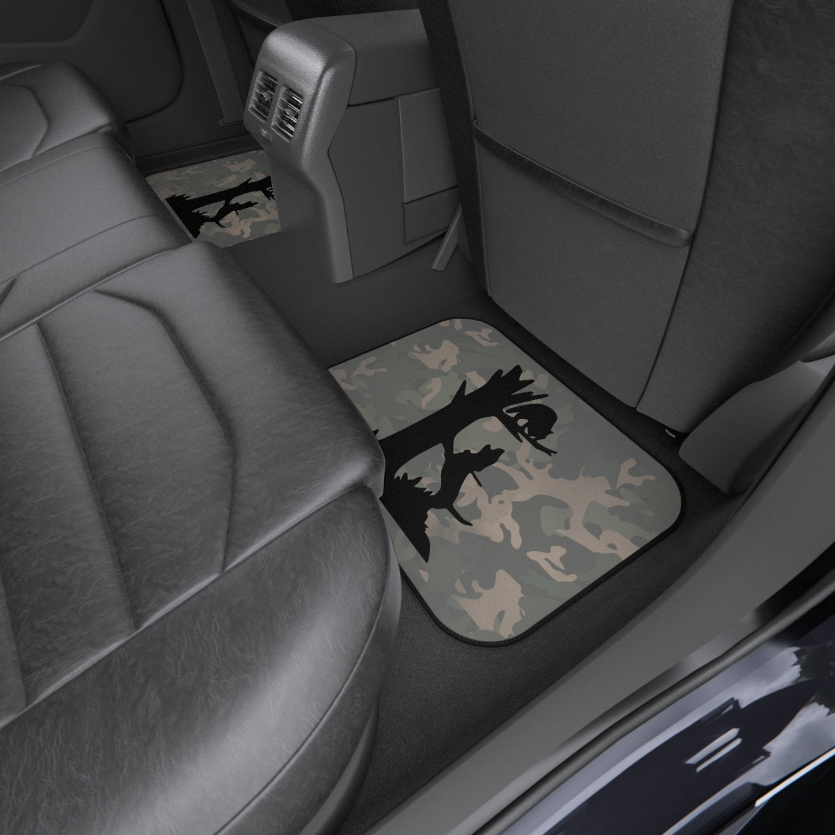 Treed Coon Vintage Camo Full Set of Car Mats - coonhoundin