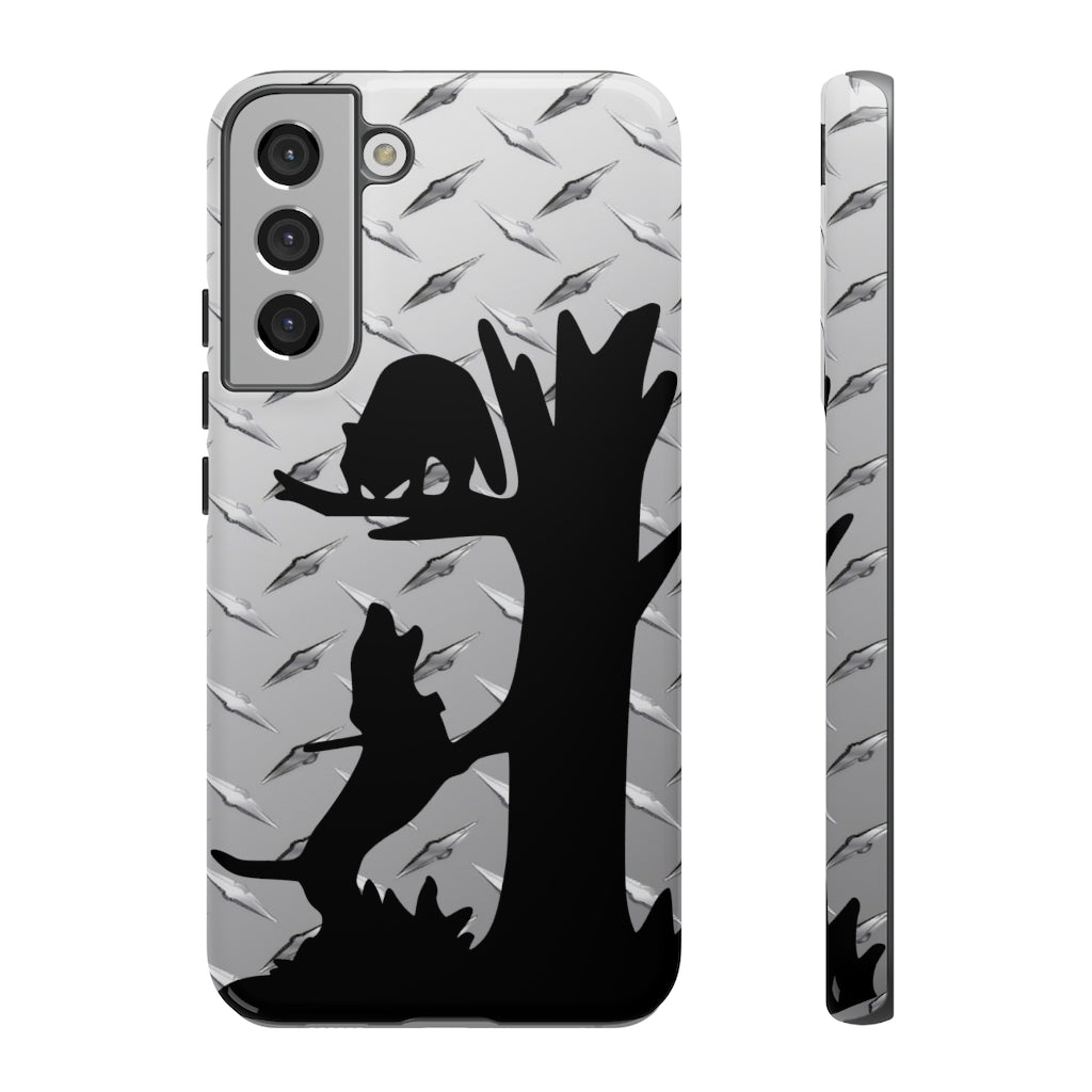 Treed Coon Diamond Plate Look Samsung Tough Cases - coonhoundin