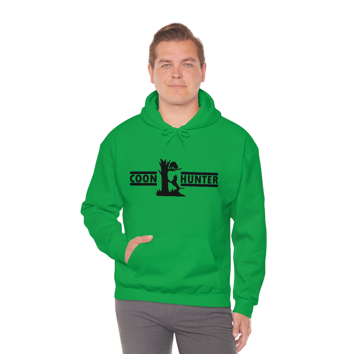 Coon Hunter Unisex Heavy Blend Hooded Sweatshirt - coonhoundin