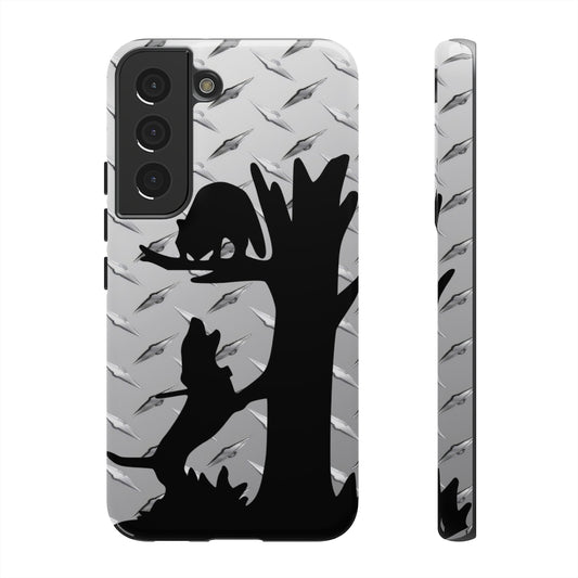 Treed Coon Diamond Plate Look Samsung Tough Cases - coonhoundin