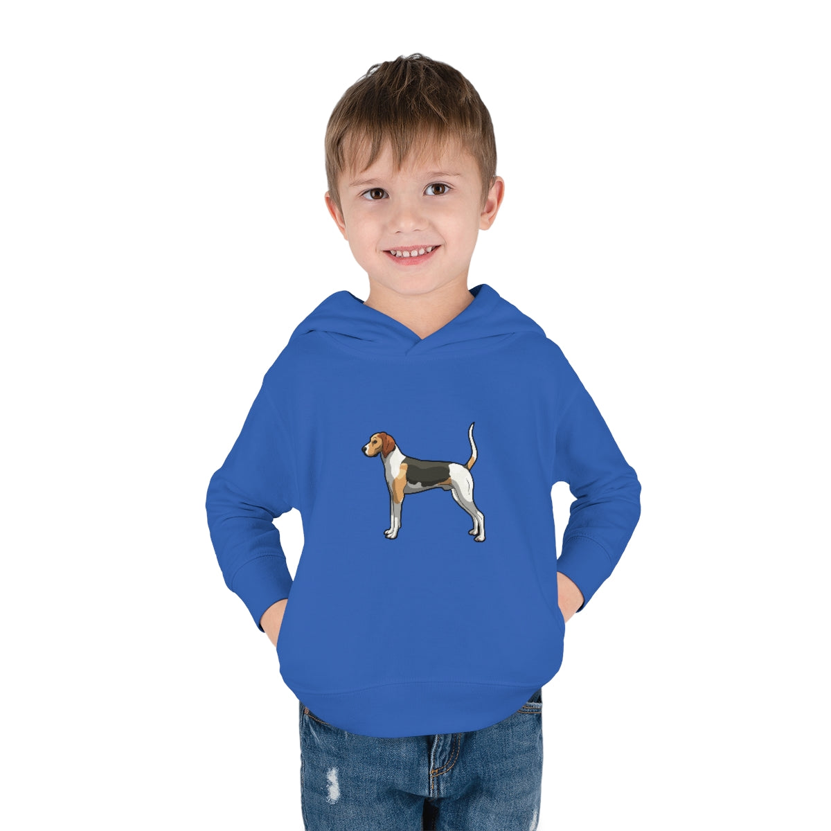 Coonhound Toddler Pullover Fleece Hoodie - coonhoundin