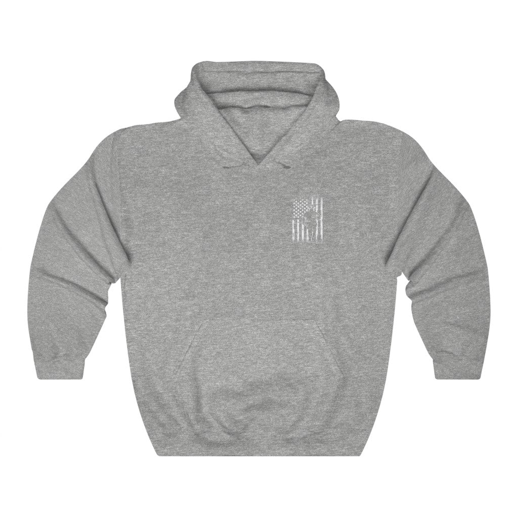 Fire and Courage Unisex Hooded Sweatshirt - coonhoundin