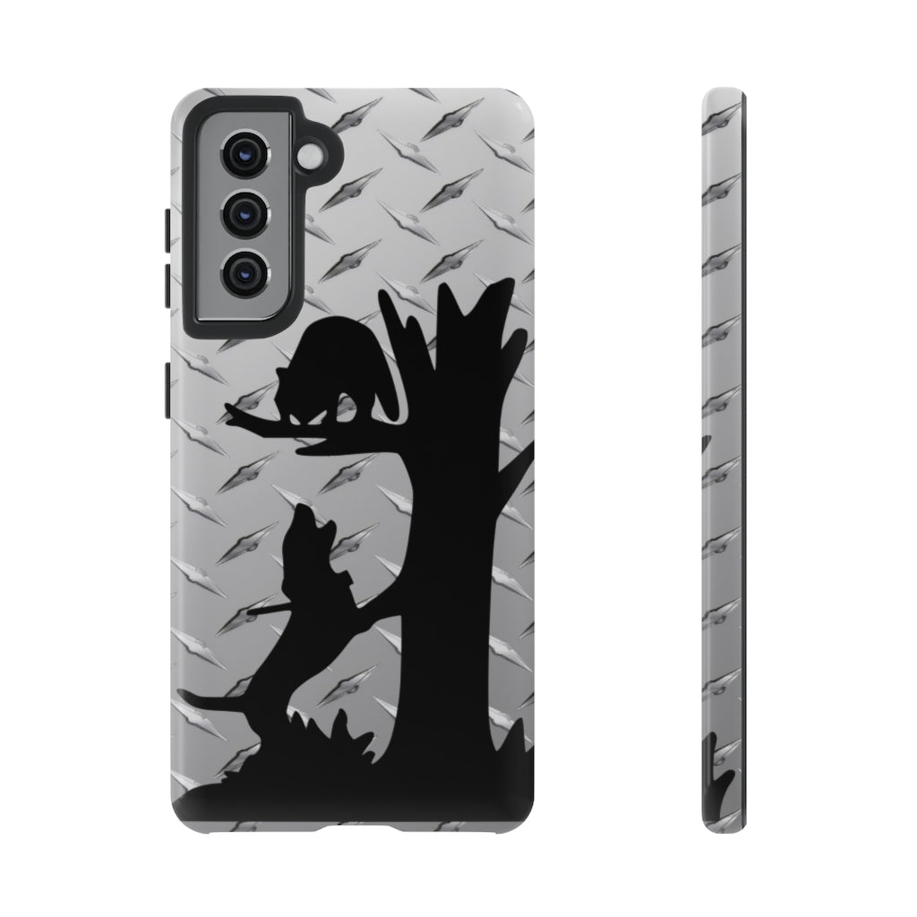 Treed Coon Diamond Plate Look Samsung Tough Cases - coonhoundin