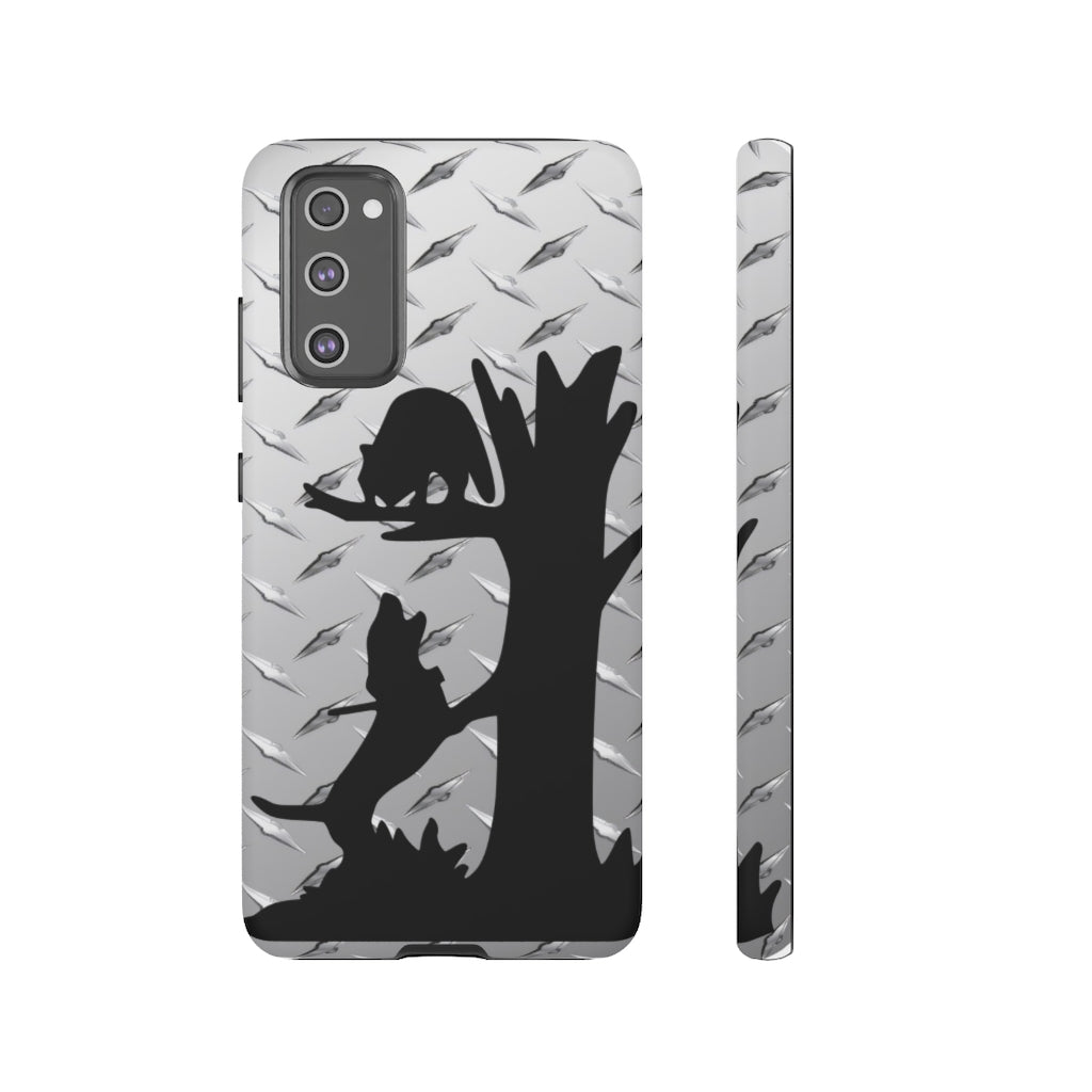 Treed Coon Diamond Plate Look Samsung Tough Cases - coonhoundin