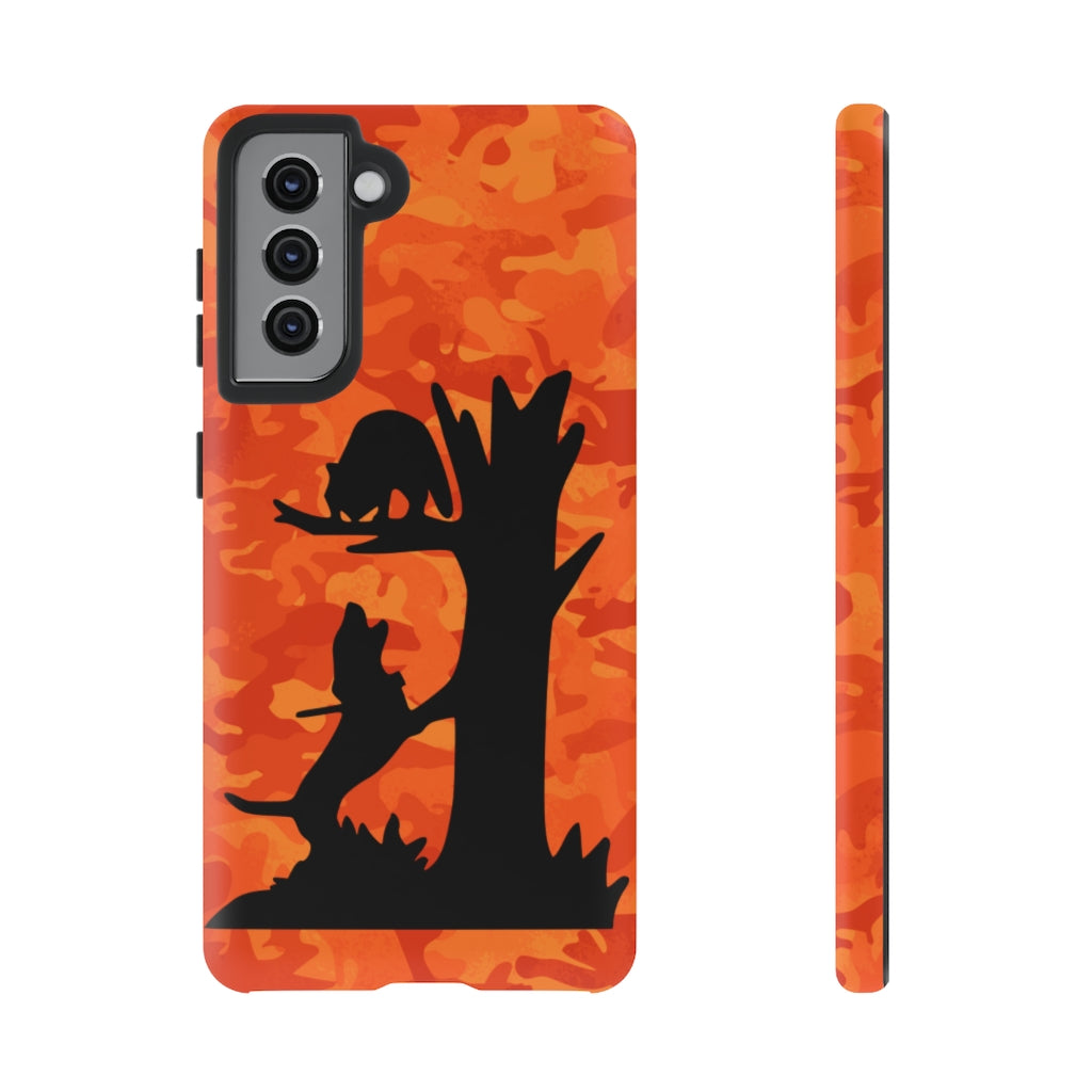 Samsung Treed Coon Orange Camo Tough Cases - coonhoundin