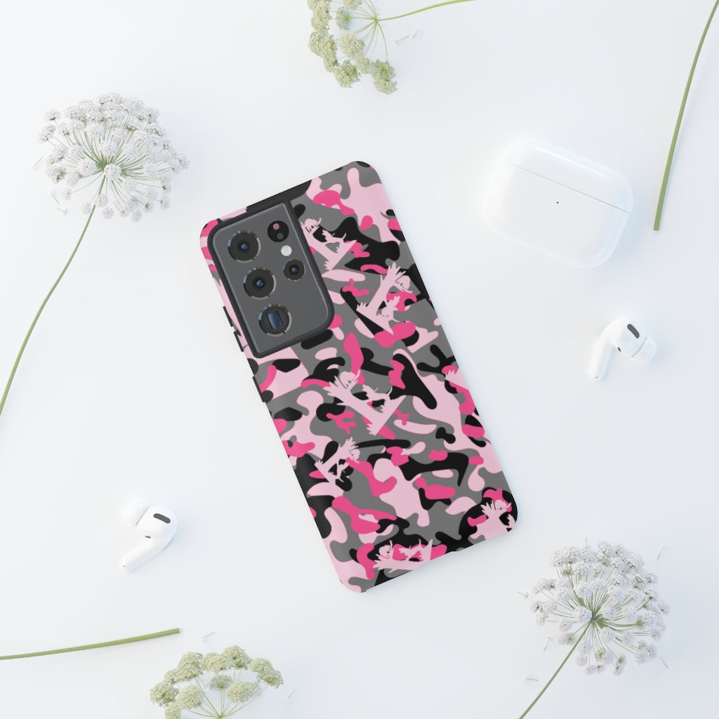 Samsung Treed Coon Pink Camo Tough Cases - coonhoundin