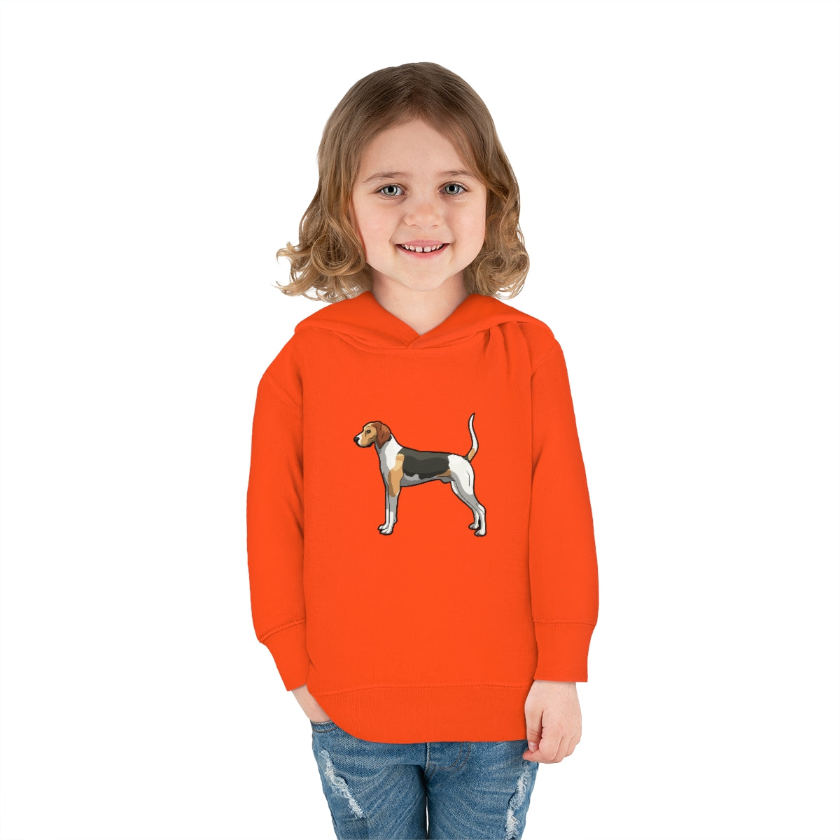Coonhound Toddler Pullover Fleece Hoodie - coonhoundin
