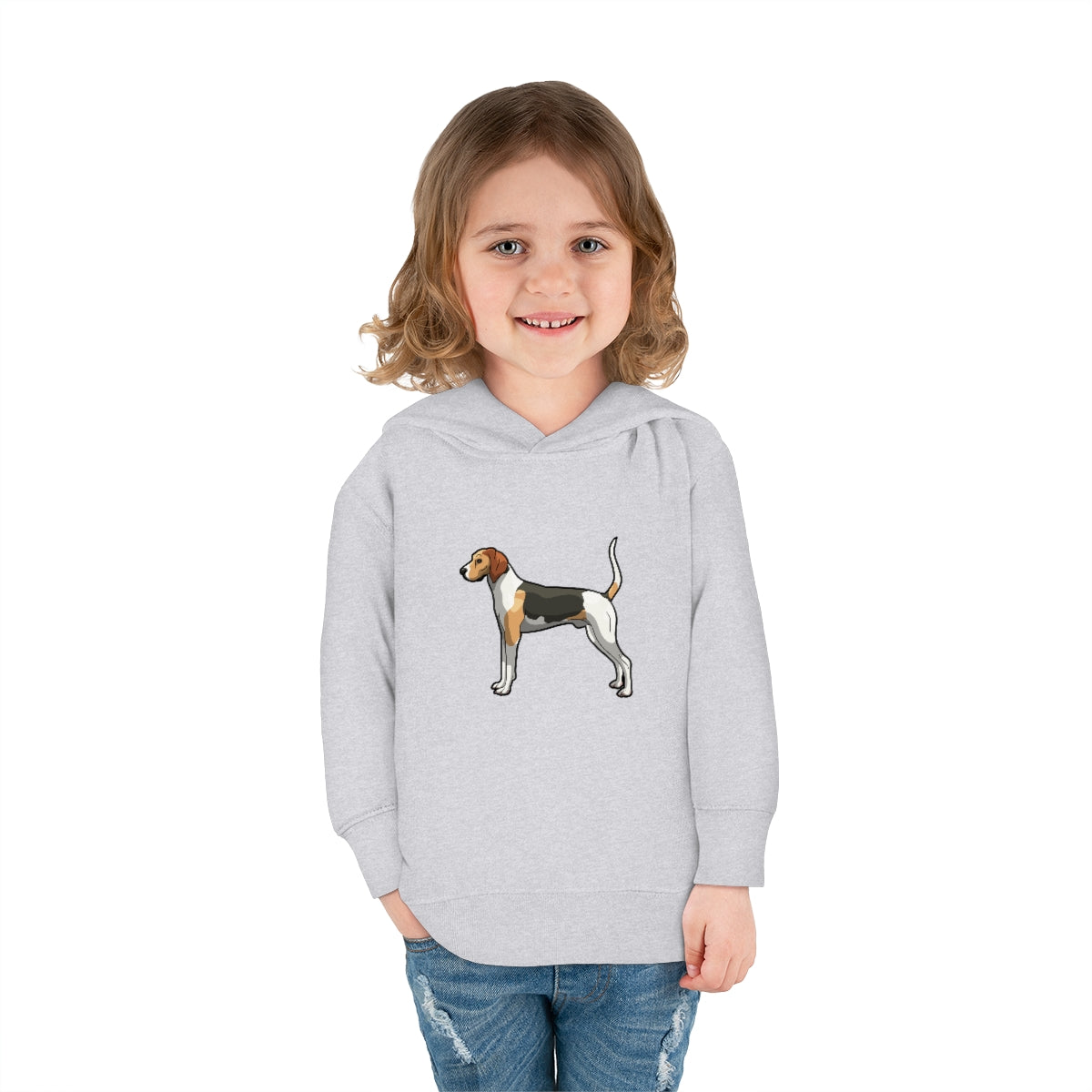 Coonhound Toddler Pullover Fleece Hoodie - coonhoundin