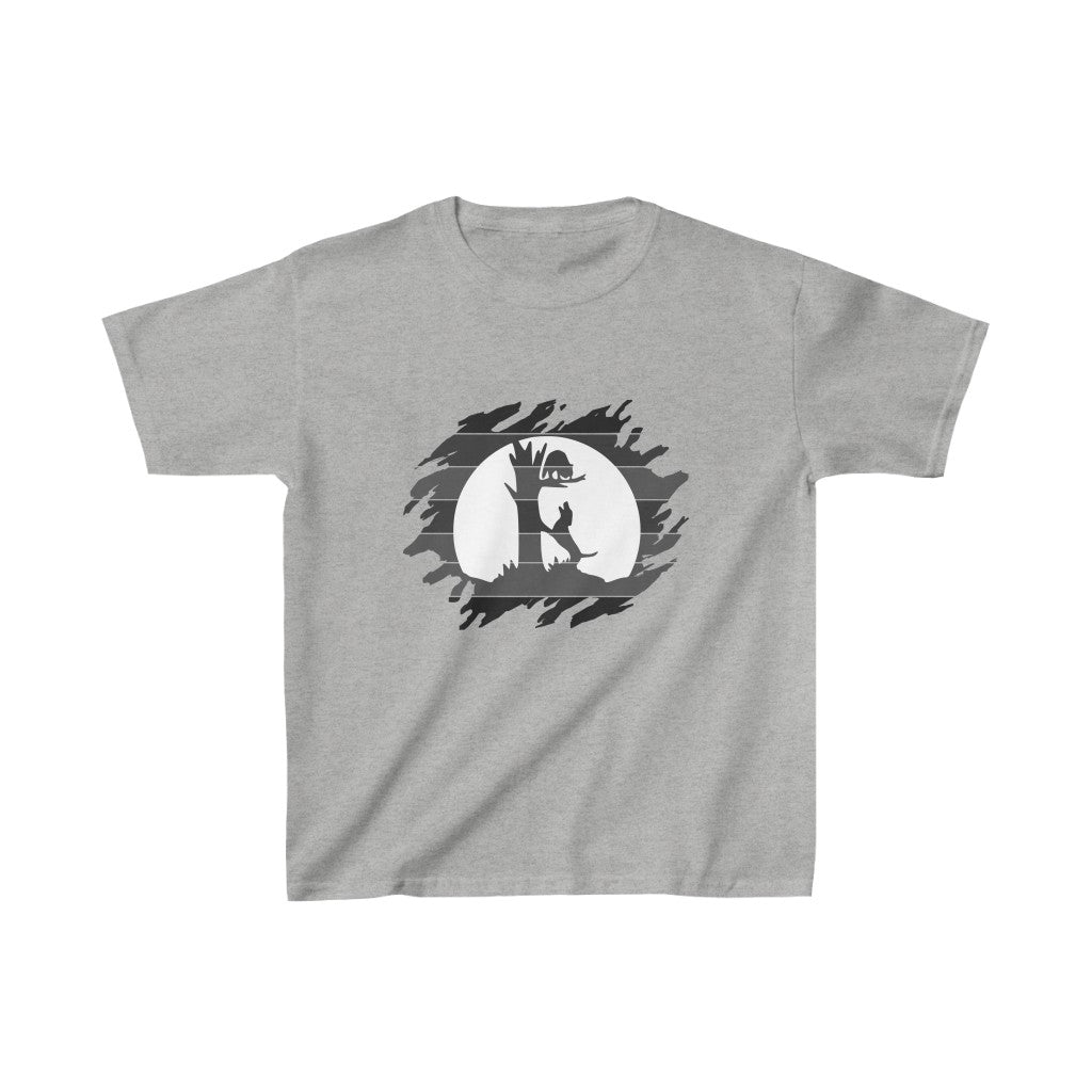 Youth Treed Coon in Moon Heavy Cotton™ Tee - coonhoundin