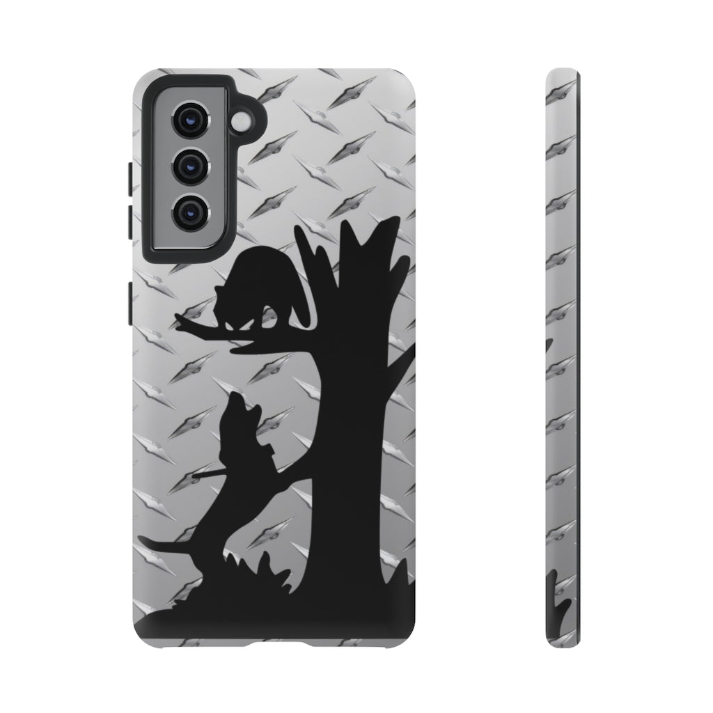 Treed Coon Diamond Plate Look Samsung Tough Cases - coonhoundin