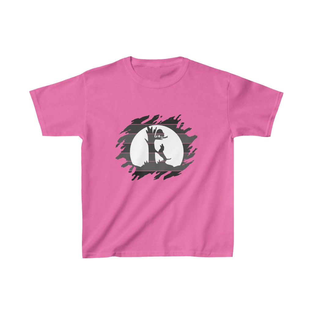 Youth Treed Coon in Moon Heavy Cotton™ Tee - coonhoundin