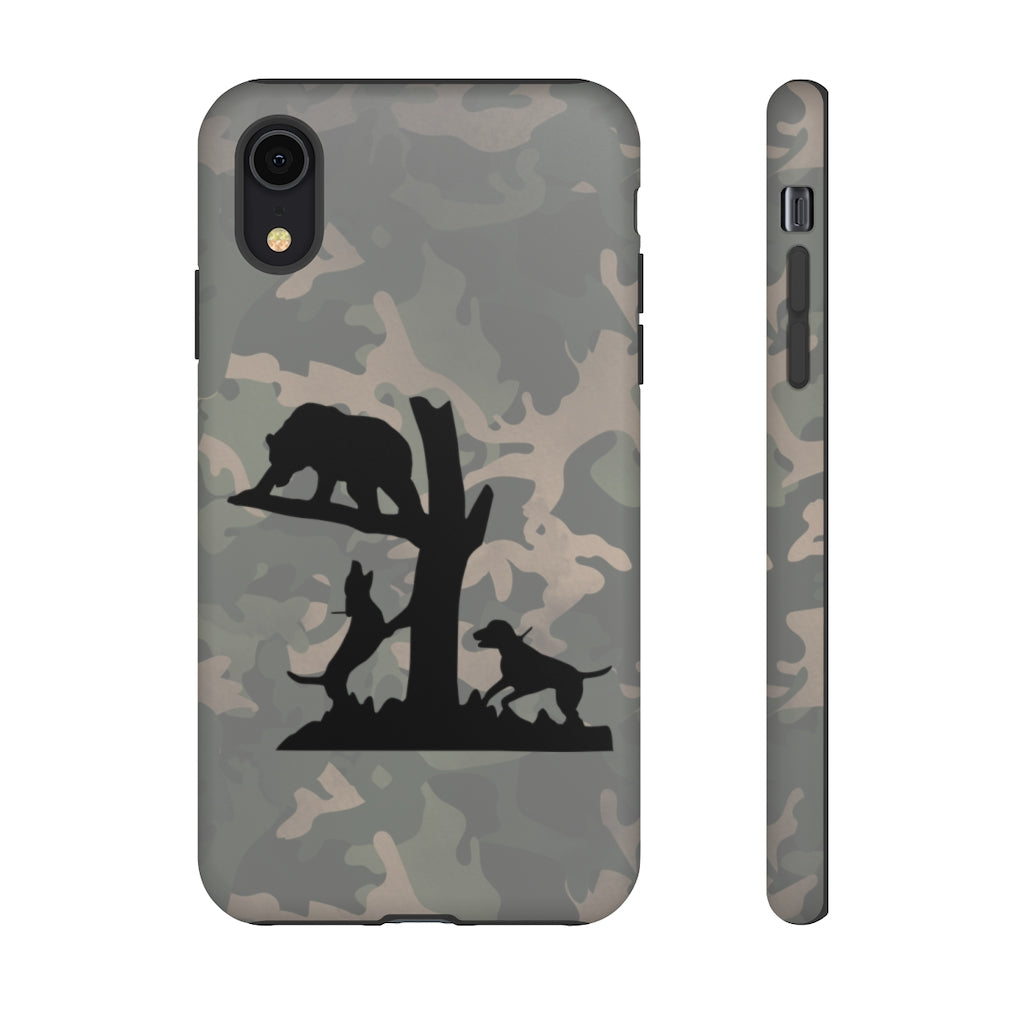 iPhone Camo Bear Hunting Tough Cases - coonhoundin