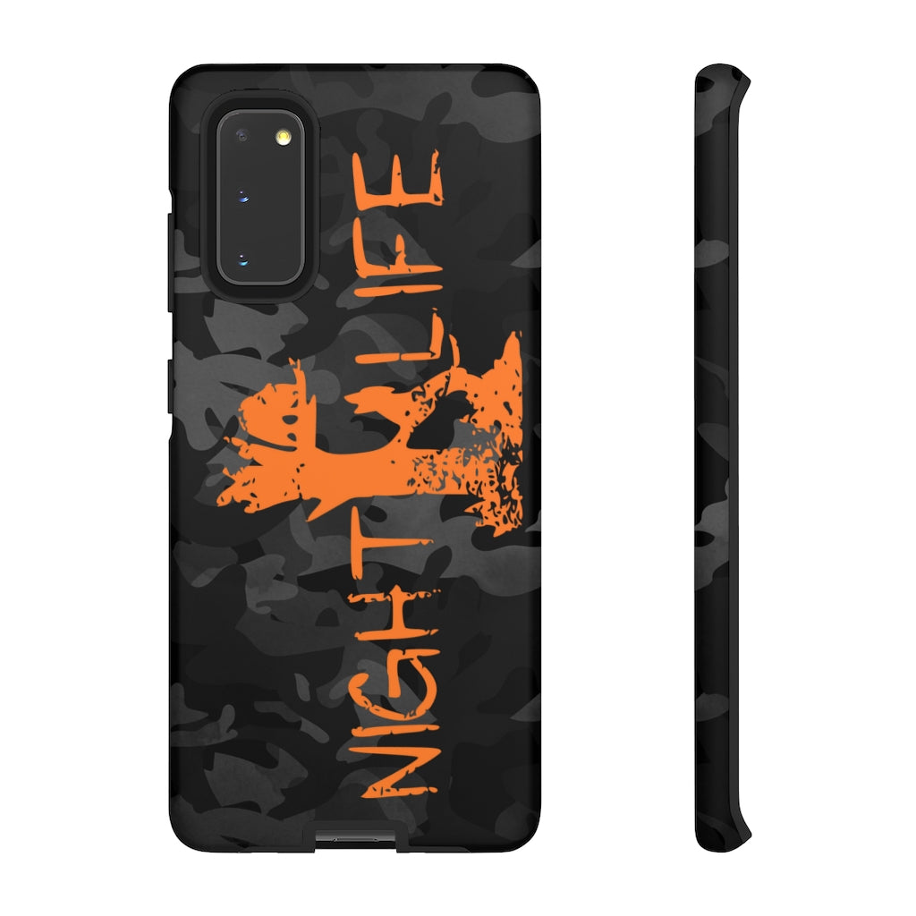 Night Life Black Camo Samsung Phone Cases - coonhoundin