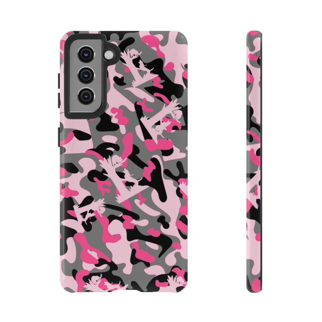 Samsung Treed Coon Pink Camo Tough Cases - coonhoundin