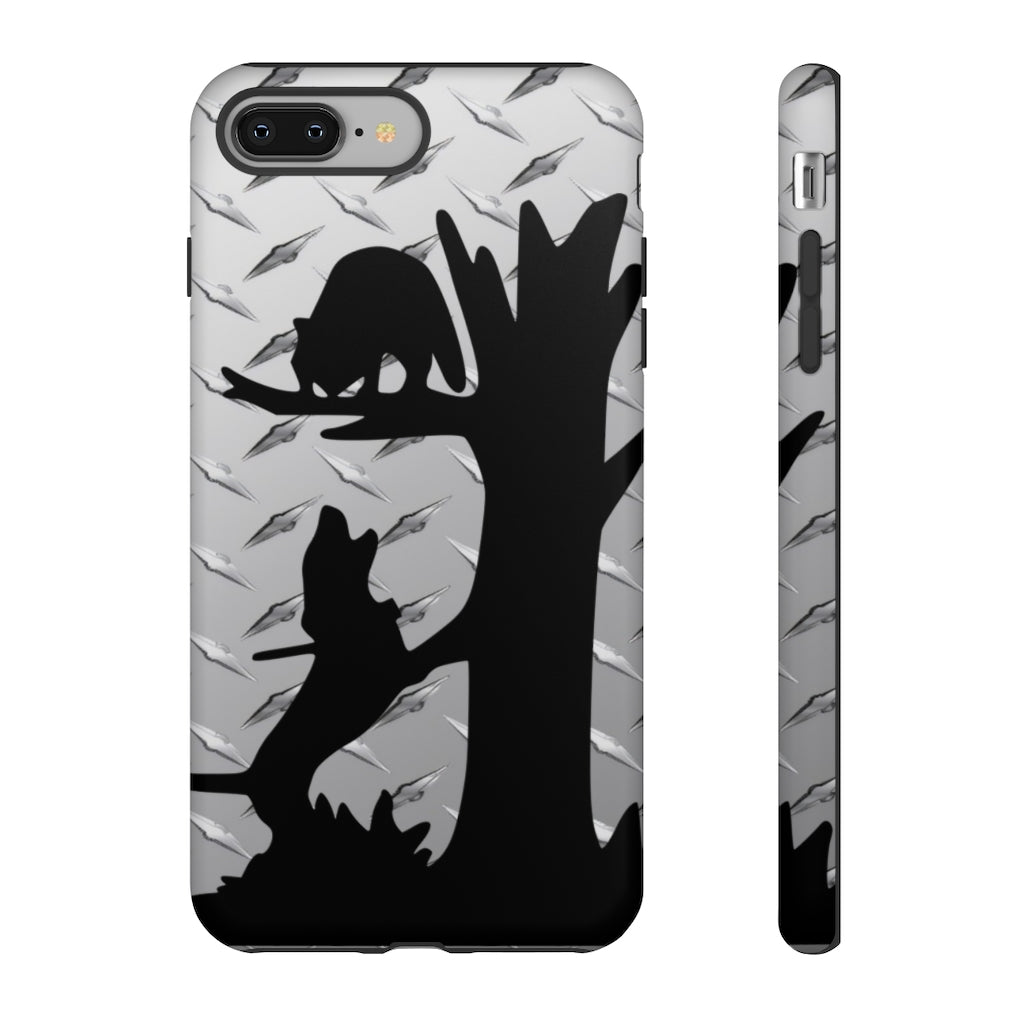 iPhone Diamond Plate Treed Coon Tough Case - coonhoundin