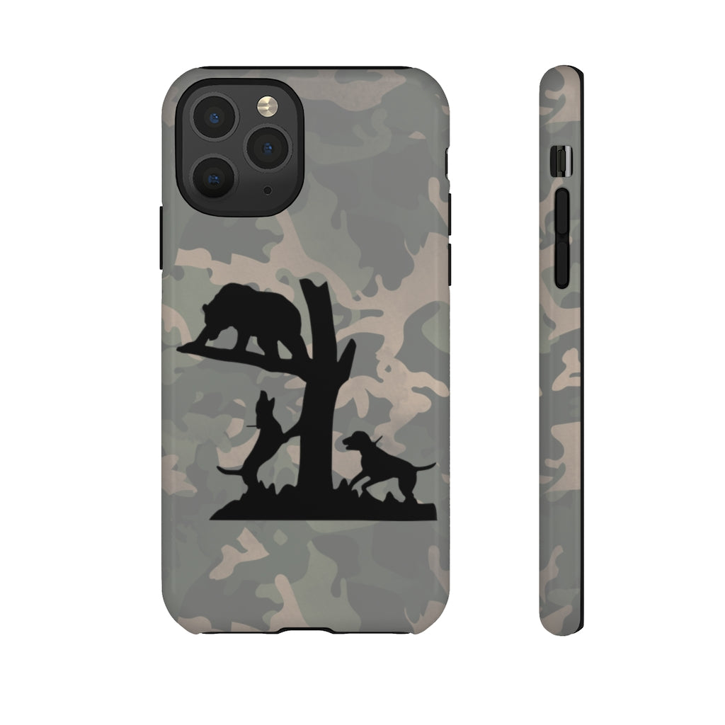 iPhone Camo Bear Hunting Tough Cases - coonhoundin